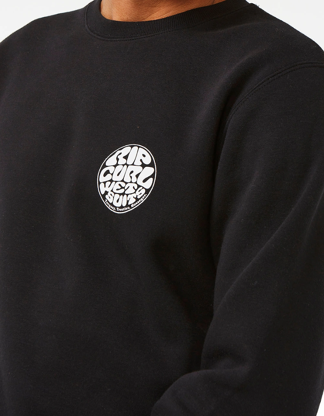 Rip Curl Mens Wetsuit Icon Crew Neck Sweatshirt