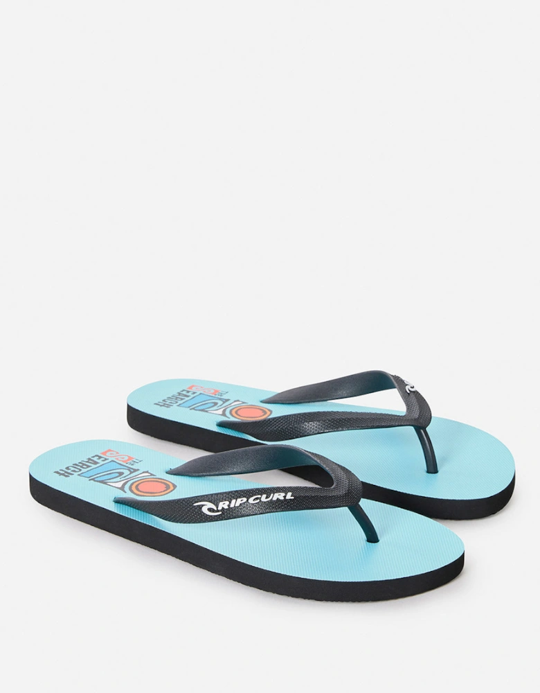 Rip Curl Mens Foamies Bloom Open Toe Flip Flops