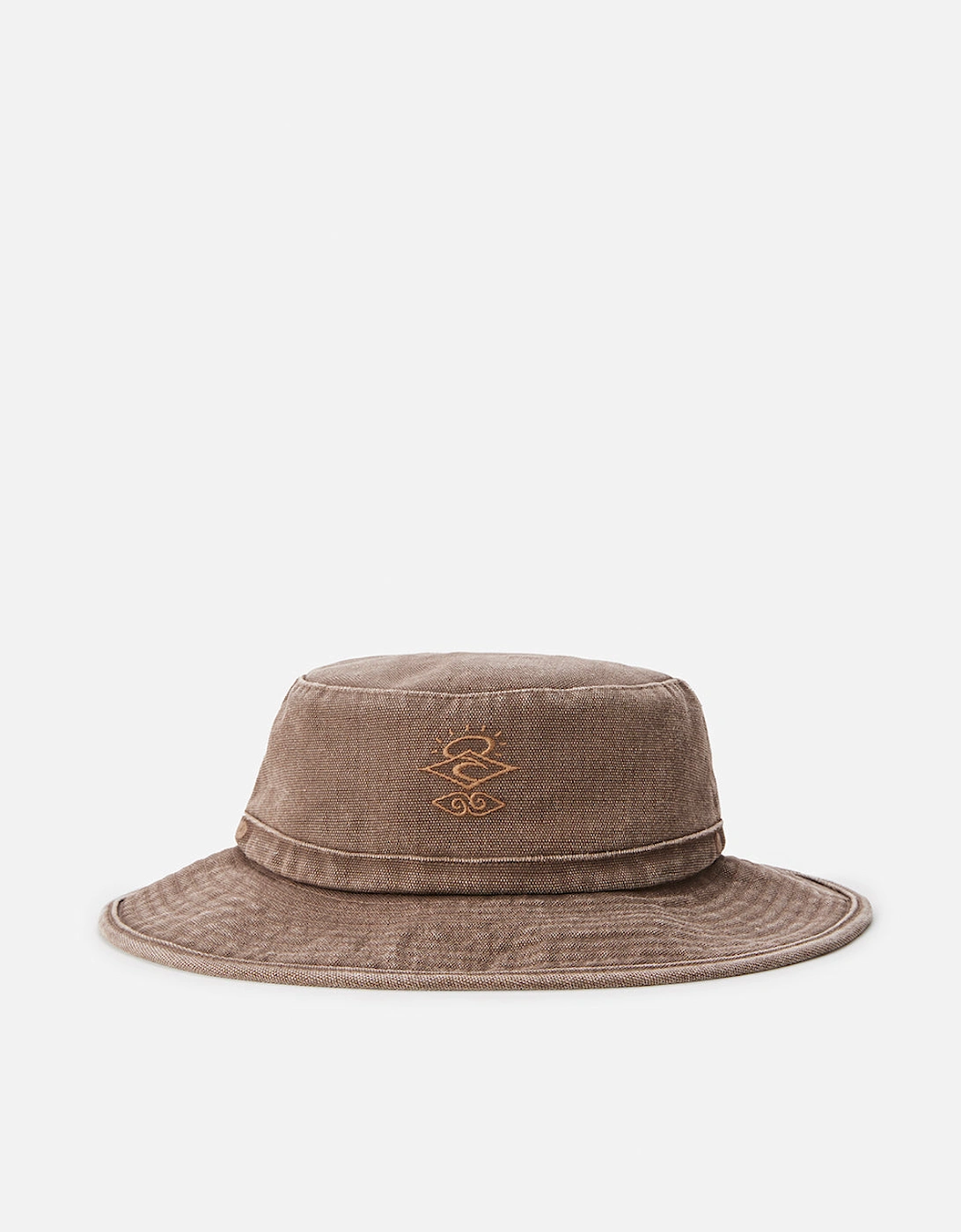 Rip Curl Mens Searchers Mid Brim Bucket Hat - Chocolate Brown
