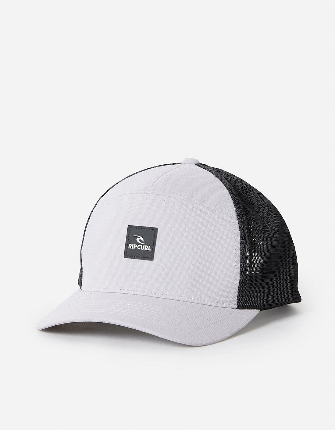 Ripcurl Men's Grey Rip Curl Vaporcool Flexfit Snapback Trucker Cap - Size: One Size