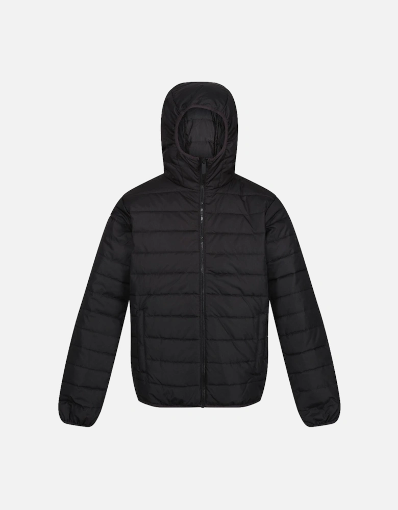 Mens Helfa Insulated Warm Quilted Hooded Jacket