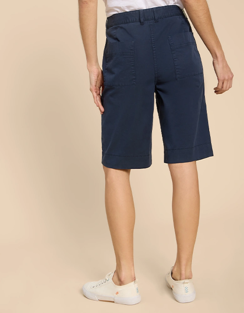 Women's Hayley Organic Chino Shorts Regular Dark Navy