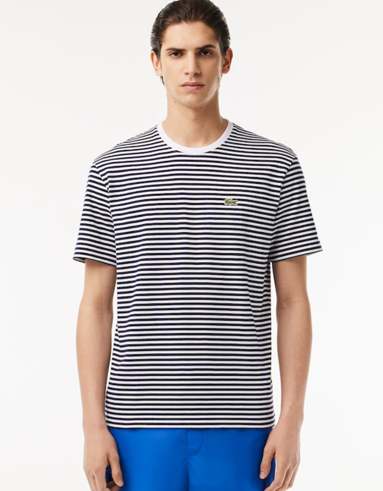 Men's Heavy Cotton Striped T-Shirt