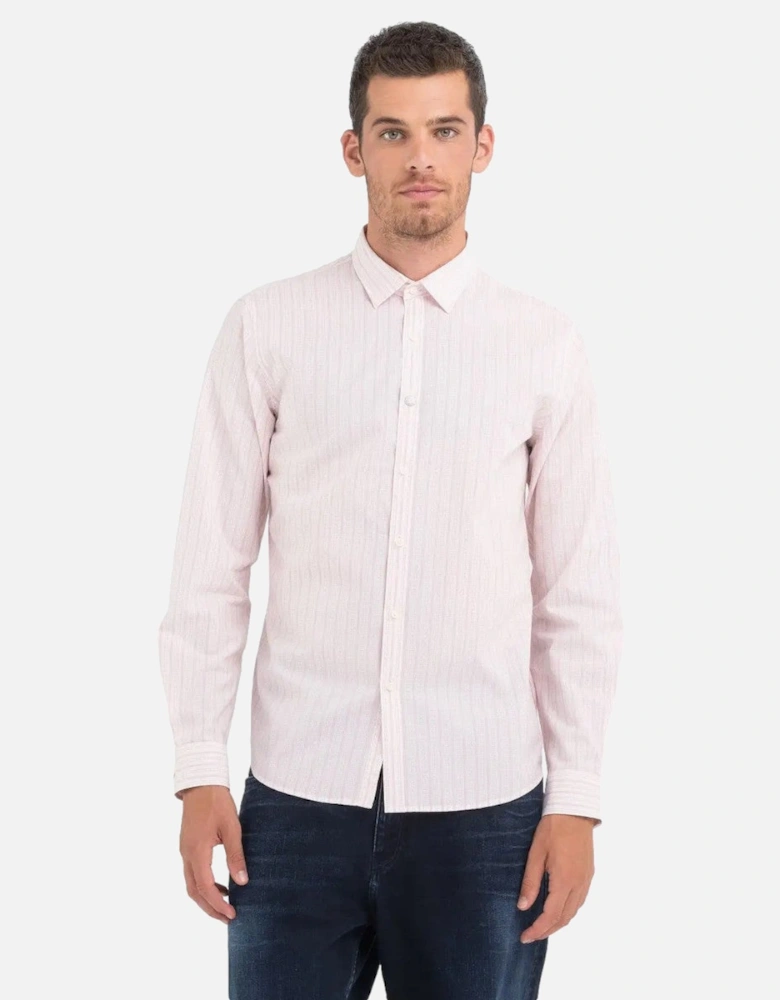 Stripe Shirt 010 Pale Rose