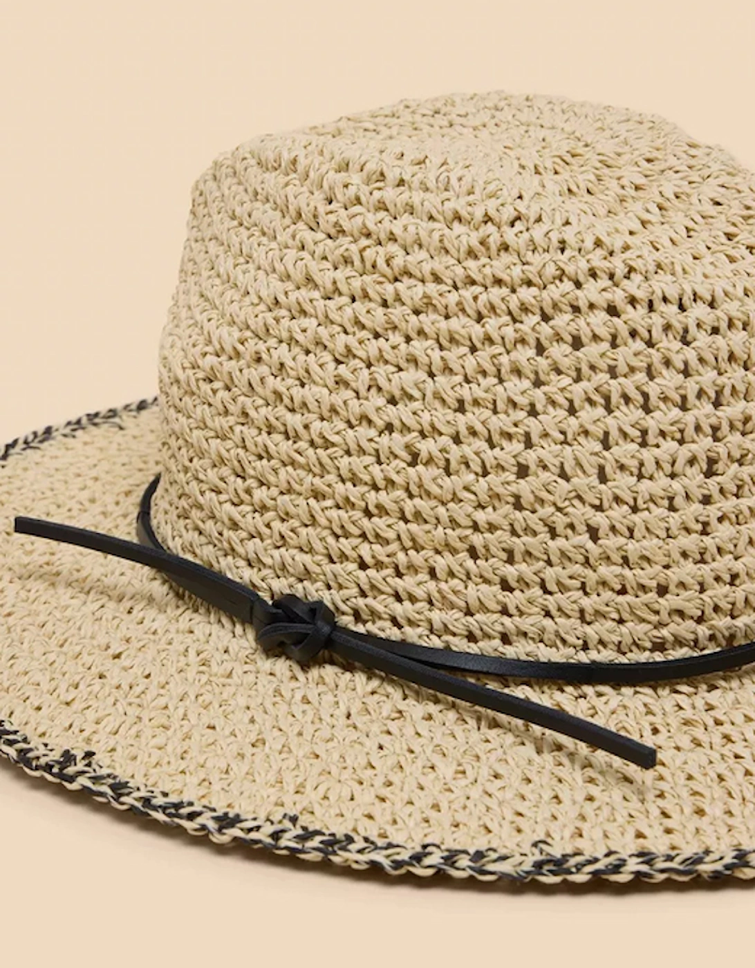 Summer Fedora One Size Natural Multi