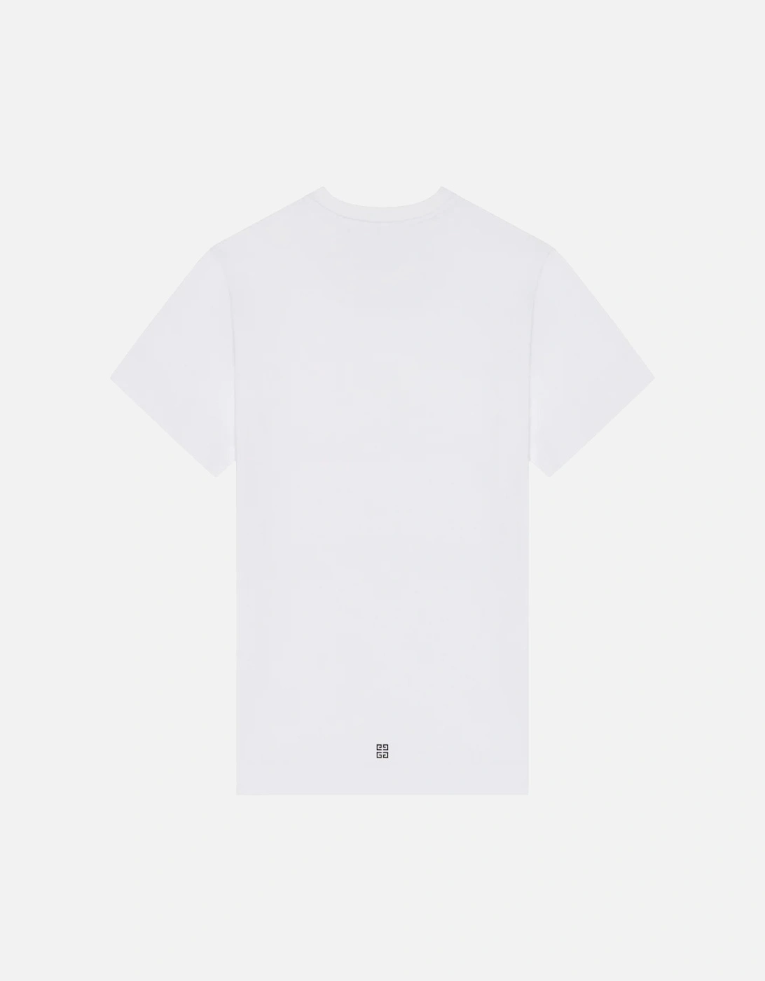 Flames Logo Printed T-Shirt in White
