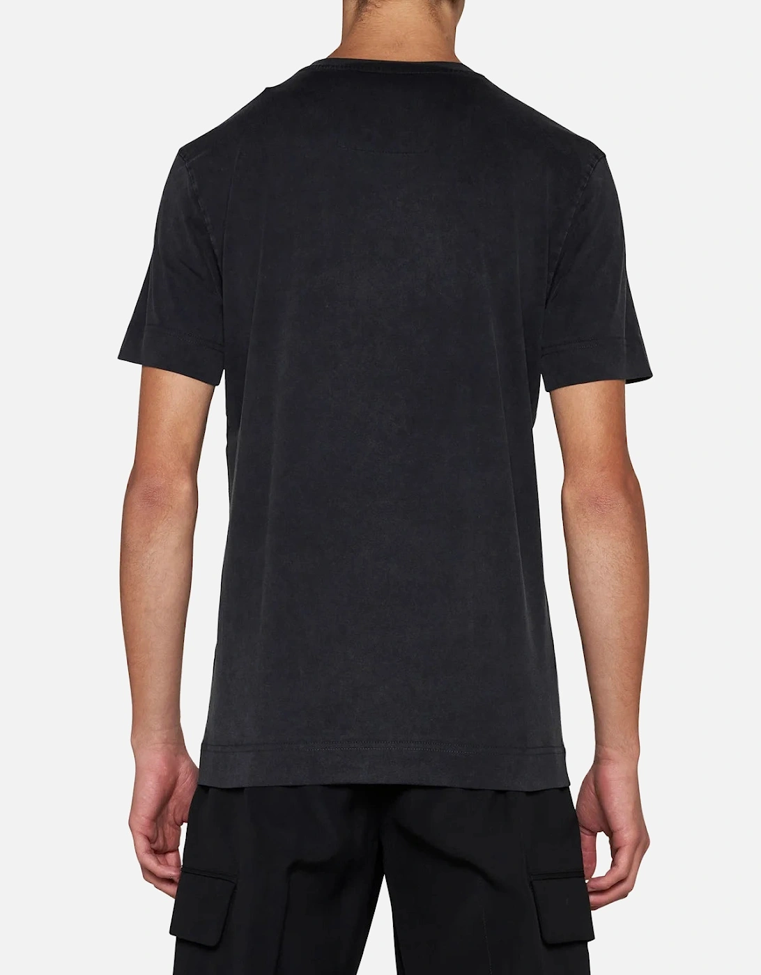 Embroidered Logo Patch T-Shirt in Black