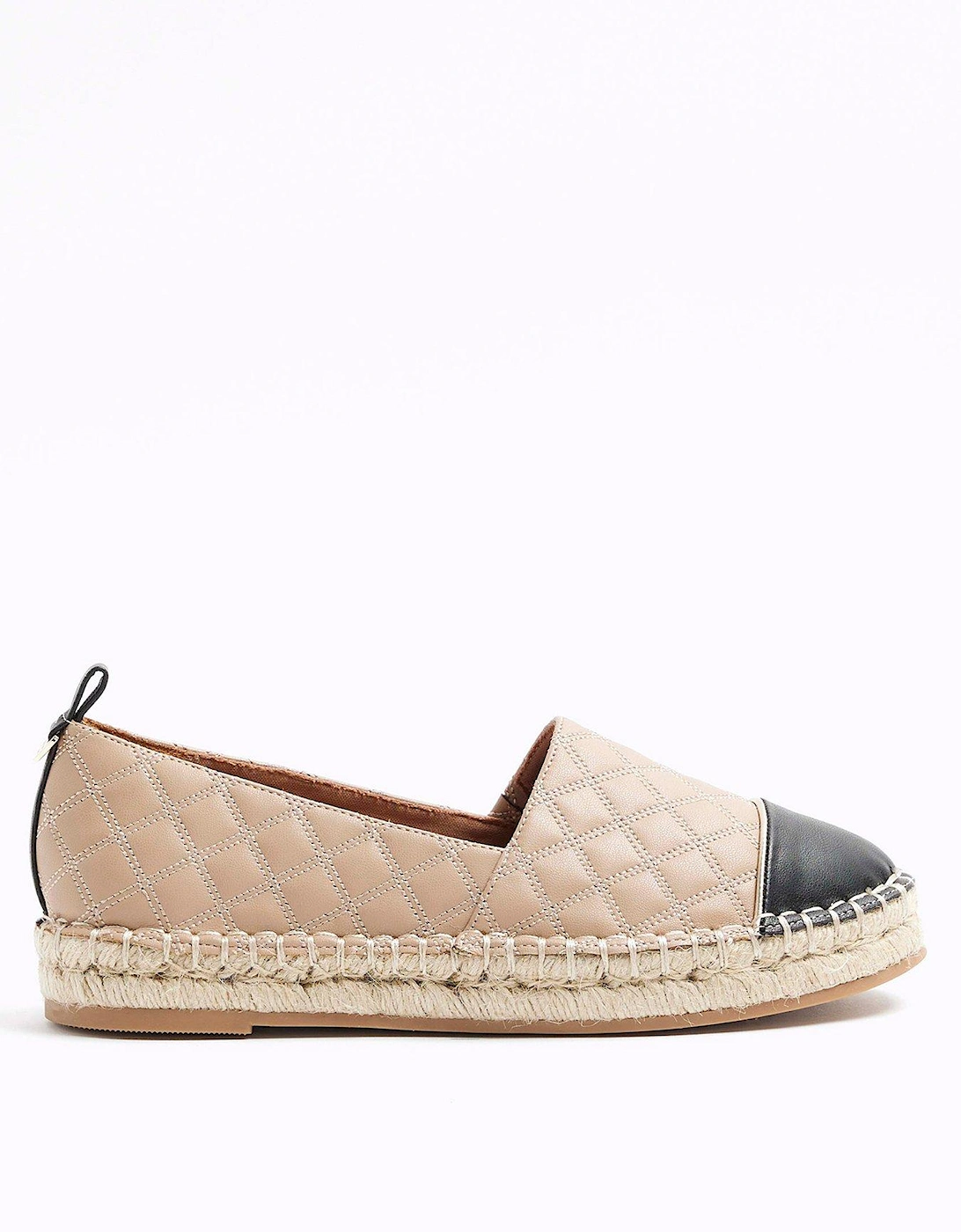Quilted Espadrille - Light Beige, 6 of 5