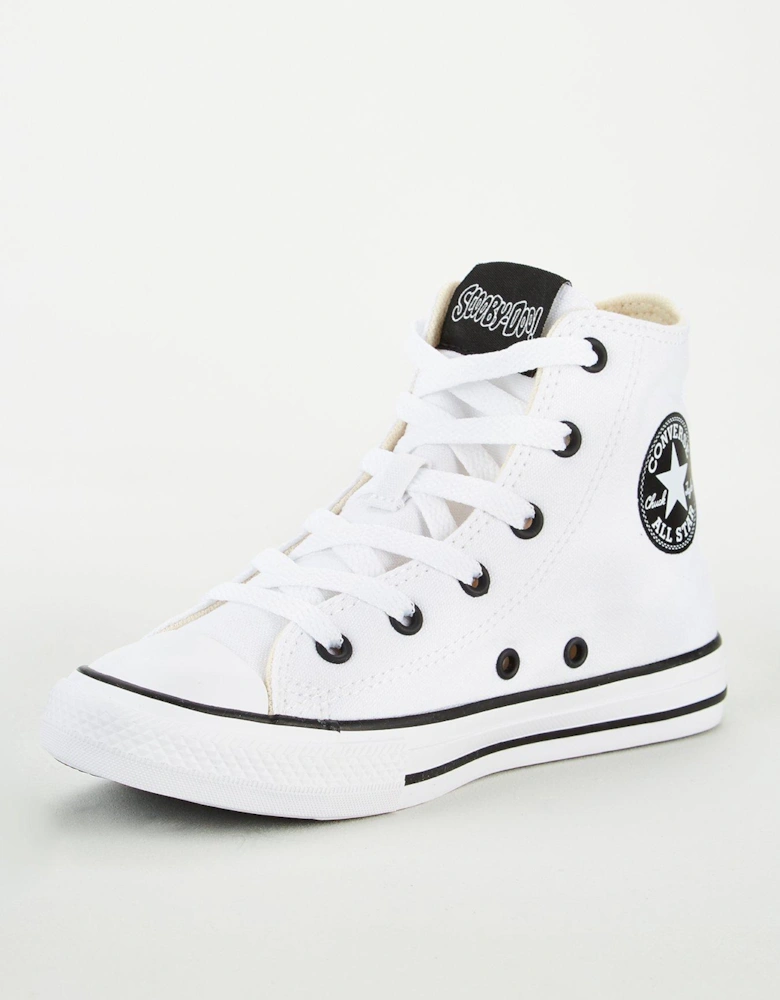 X Scooby-Doo Chuck Taylor All Star Childrens Hi Trainers - White Multi