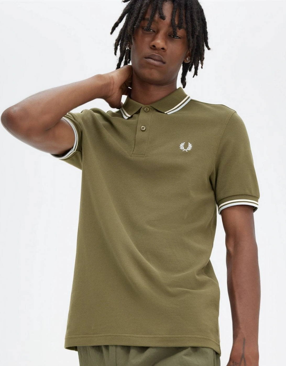 Mens Twin Tipped Signature Polo Shirt