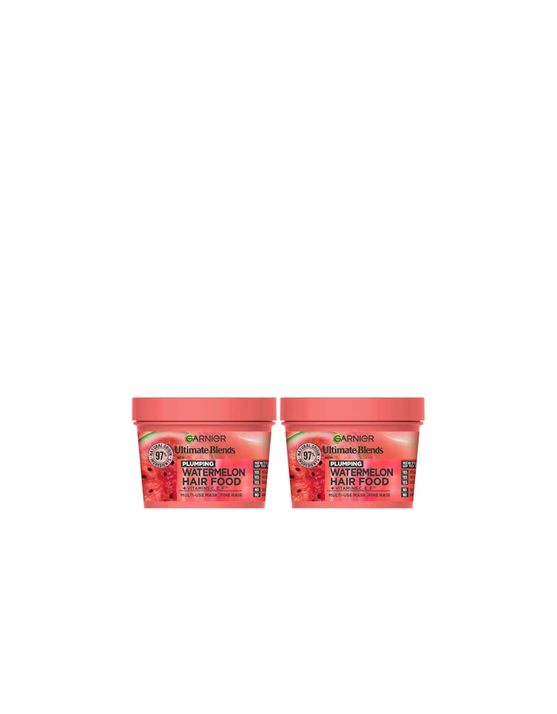 Ultimate Blends Watermelon 3-in-1 Plumping Hair Mask Duo