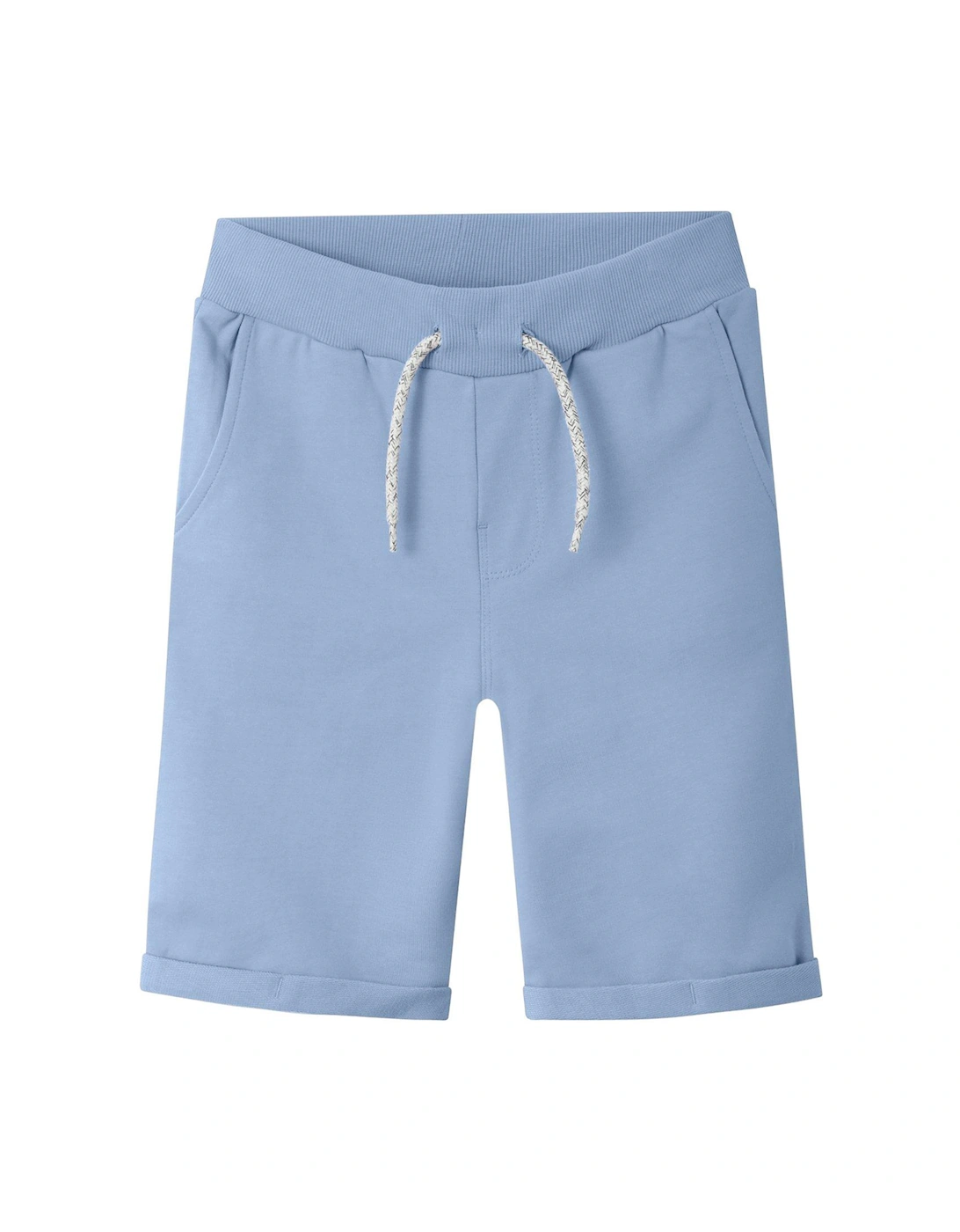 Boys Long Sweat Shorts - Chambray Blue, 4 of 3