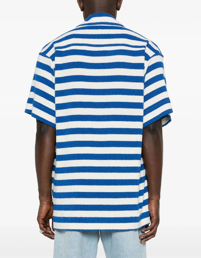 Camp Stripe Shirt Blue