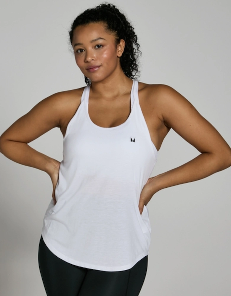 Women's Training Strappy Vest - White