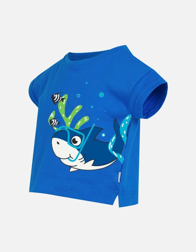 Childrens/Kids Bubbles The Shark T-Shirt