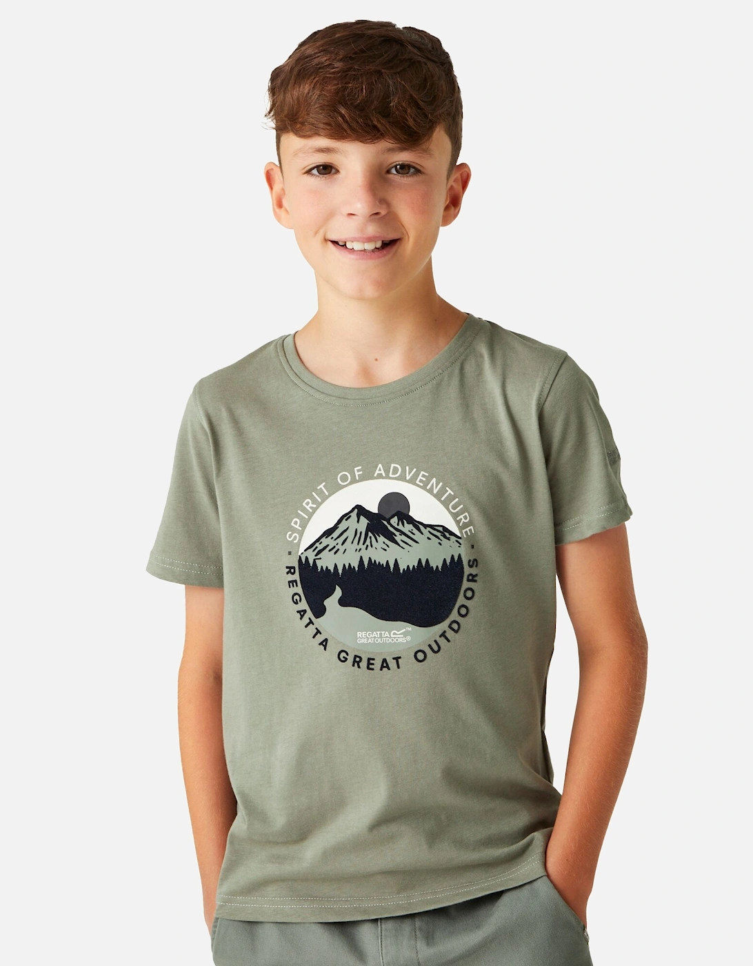 Childrens/Kids Bosley VII Graphic Print T-Shirt