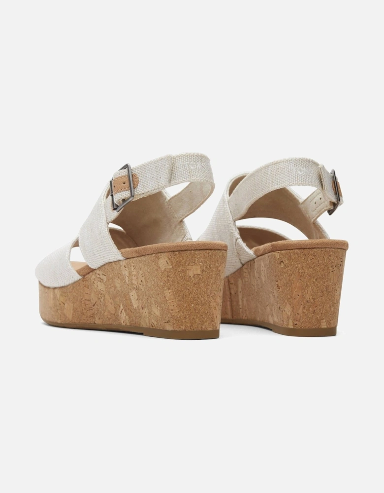 Claudine Womens Wedge Sandals