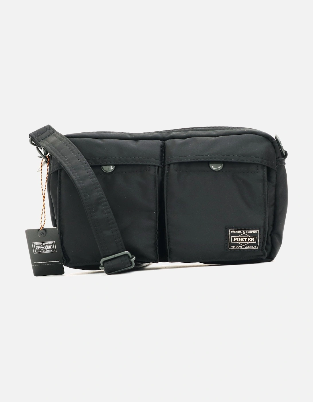 Tanker Black Crossbody Bag, 6 of 5