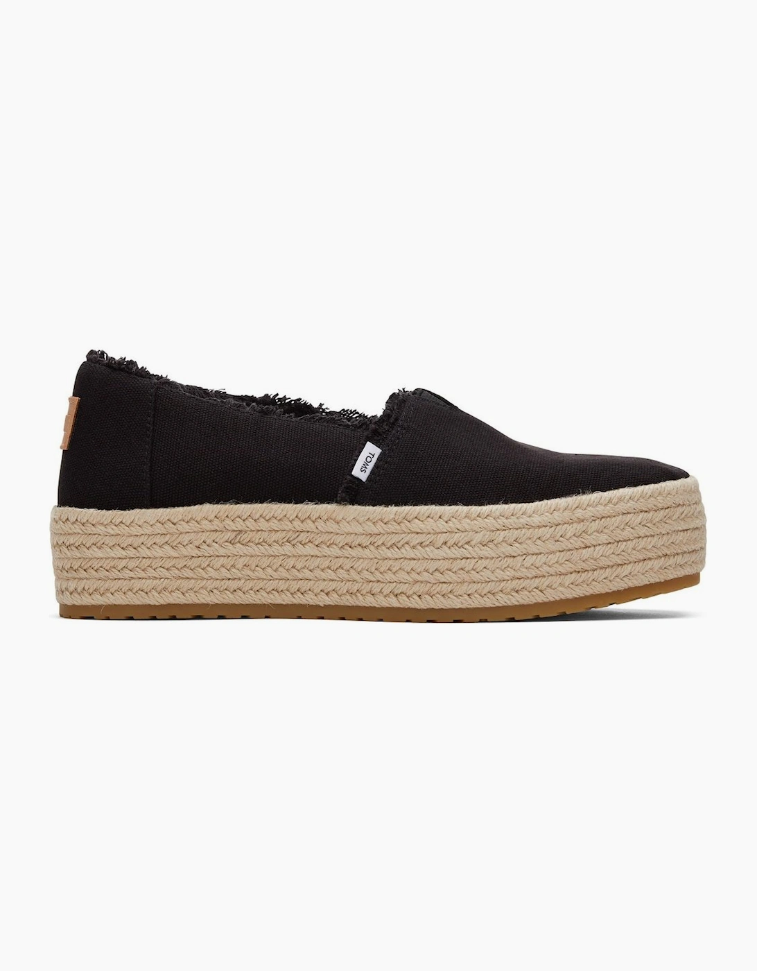 Toms Women's Black Valencia Espadrilles - Size: 6