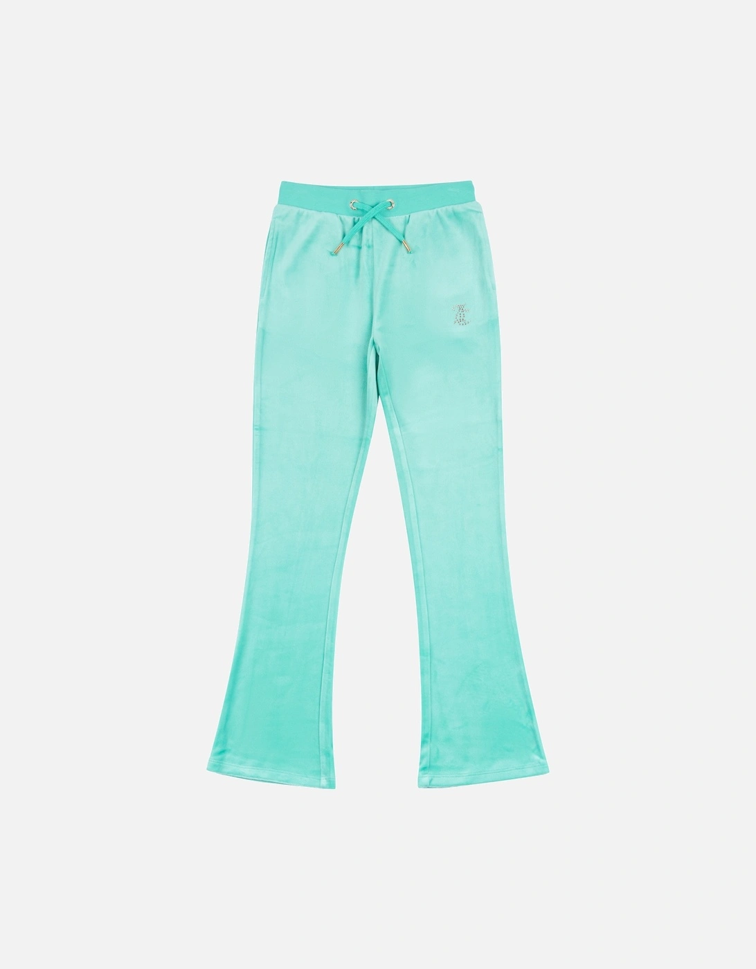 Youths Diamante Bootcut Joggers (Turquoise), 4 of 3