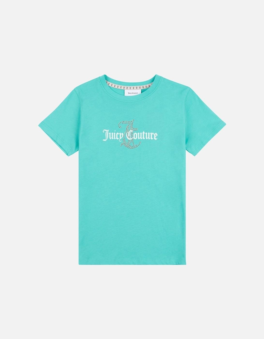Youths Diamante Regular T-Shirt (Turquoise), 4 of 3