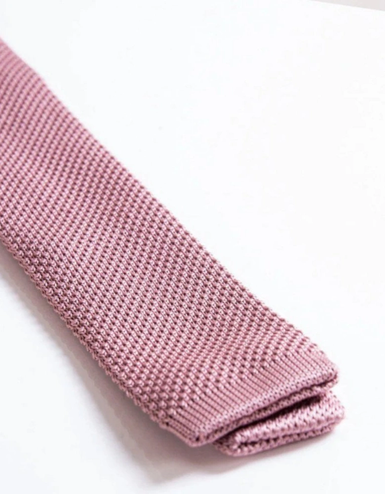 Knitted Tie - Blush