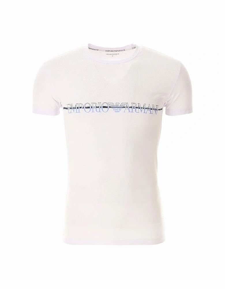 Cotton Muscle Fit Round Neck White T-Shirt