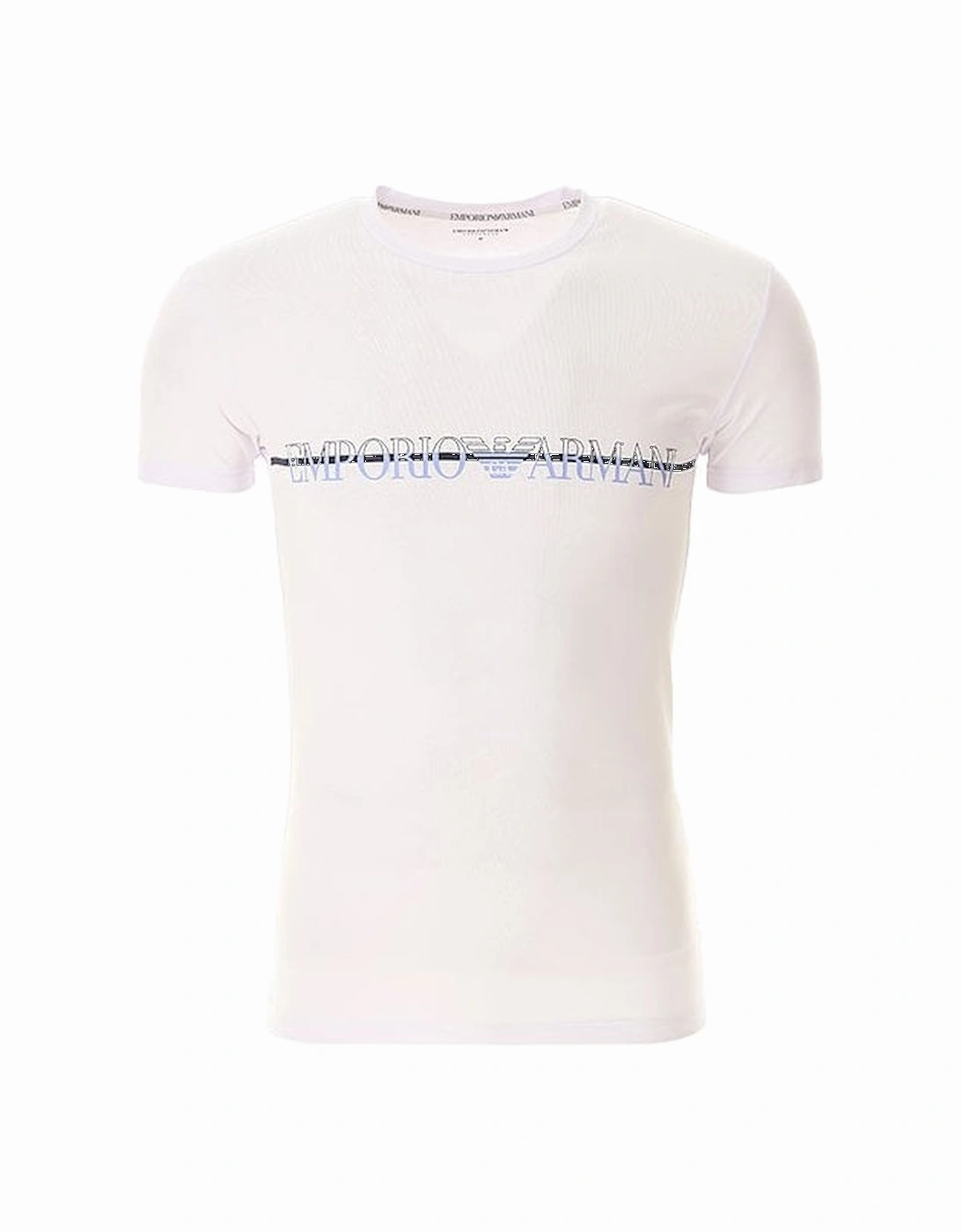 Cotton Muscle Fit Round Neck White T-Shirt, 3 of 2
