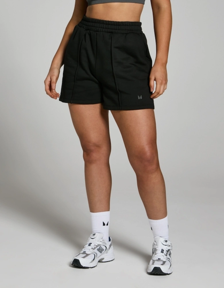 Women's Lifestyle Heavyweight Sweat Shorts - Black