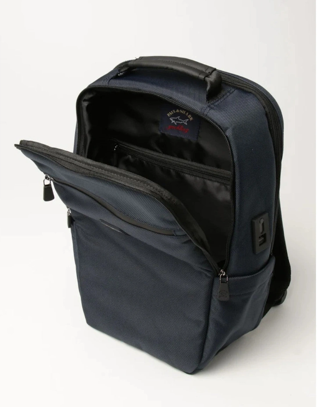 Backpack with Logo Rubber Badge 050 Navy