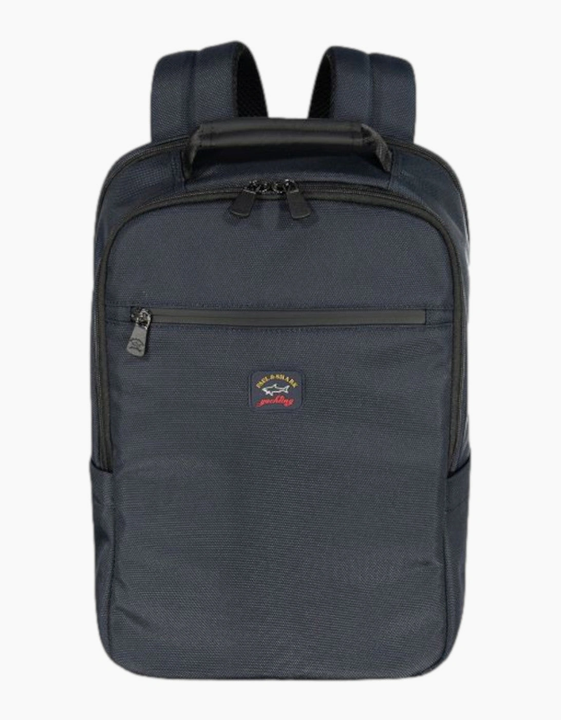 Men's Paul & Shark Backpack with Logo Rubber Badge 050 Navy - Black - Size: ONE size
