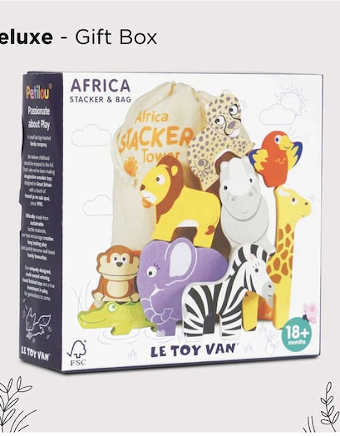 Africa Stacking Animals & Bag