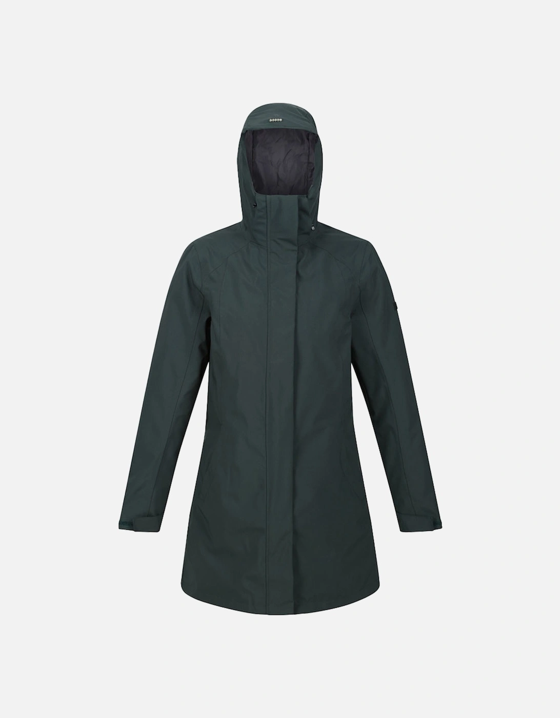 Womens Denbury IV Hooded Waterproof Jacket Coat, 6 of 5