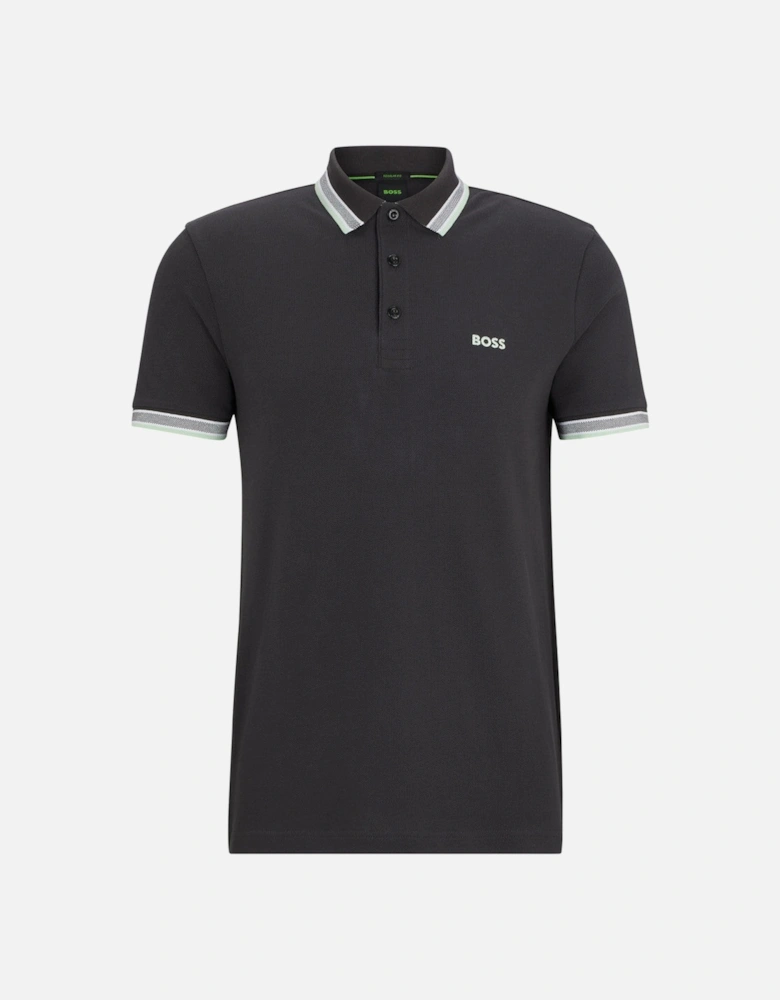 BOSS Green Paddy Polo Shirt 10241663 016  Charcoal