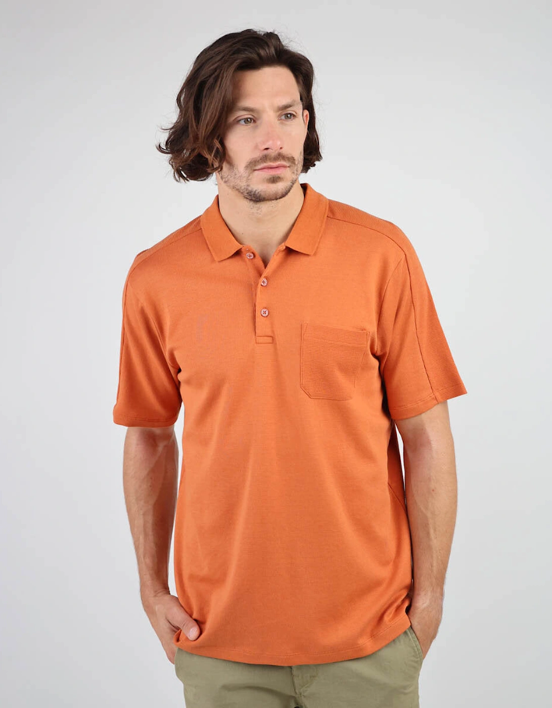 Mens Nukak Short Sleeve Polo Shirt, 2 of 1