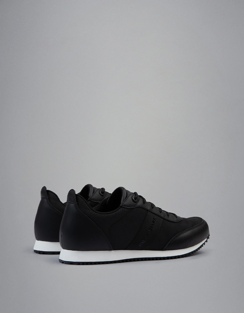 Men's Tech Fabric and Leather Hybrid Sneakers
