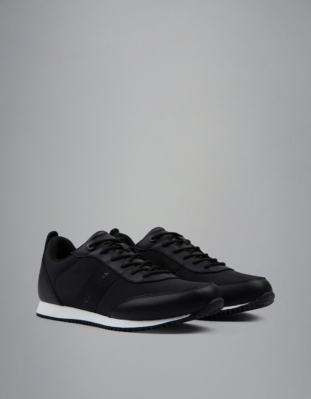Men's Tech Fabric and Leather Hybrid Sneakers