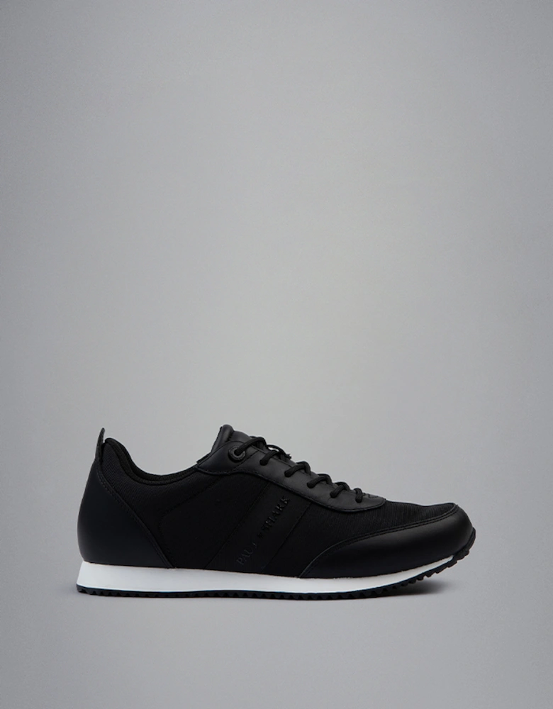 Men's Tech Fabric and Leather Hybrid Sneakers