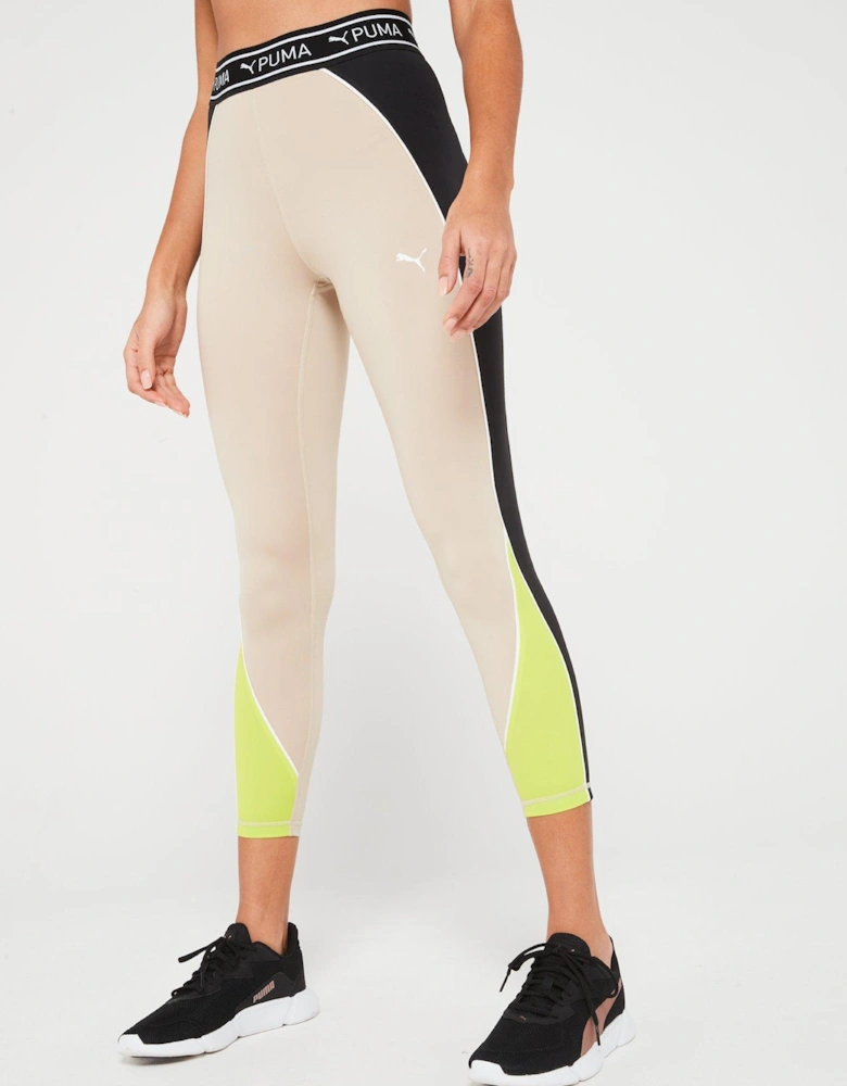 Womens Fit Train Strong 7/8 Tight - Beige