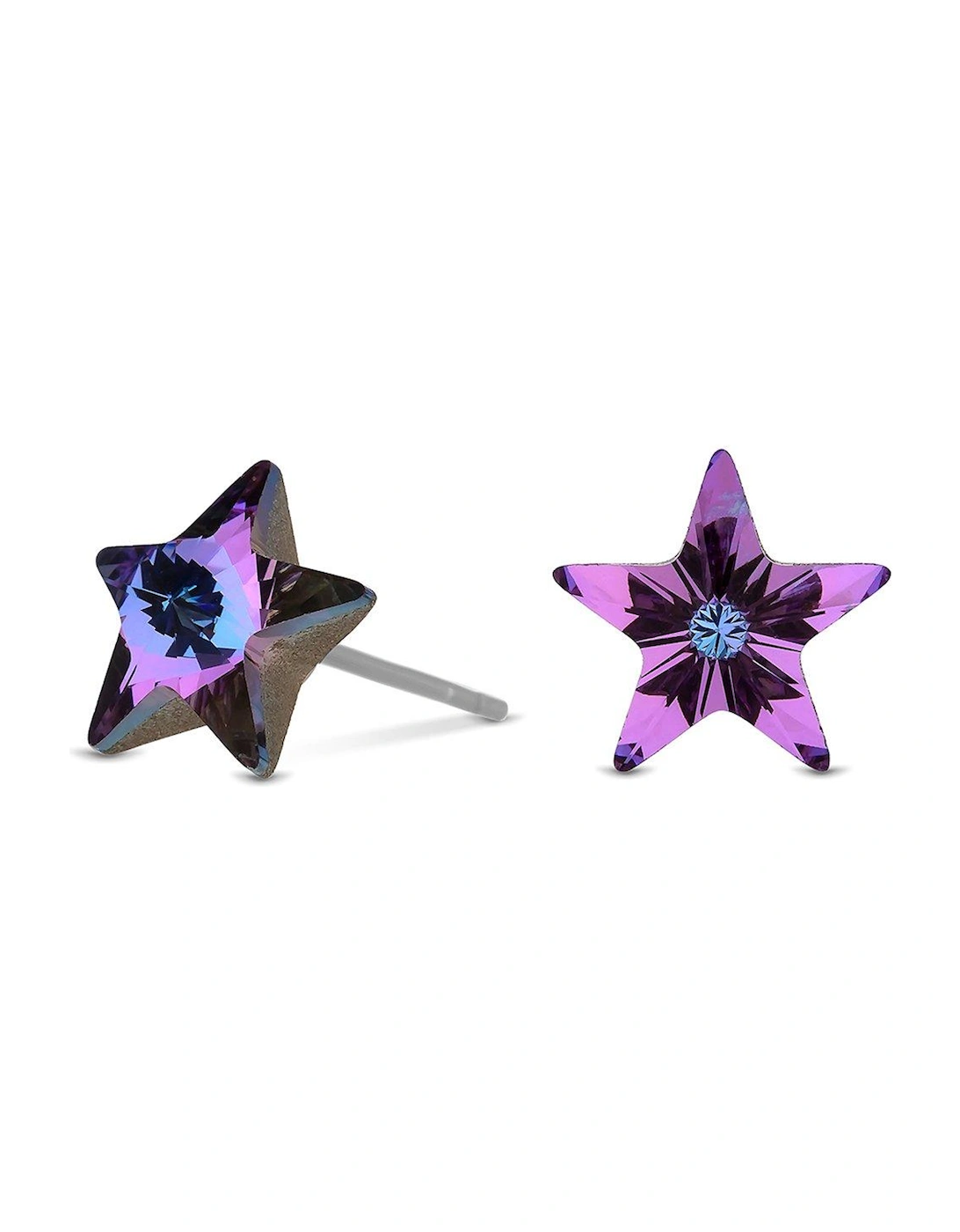 Vitral Star Crystal Stud Earrings, 2 of 1