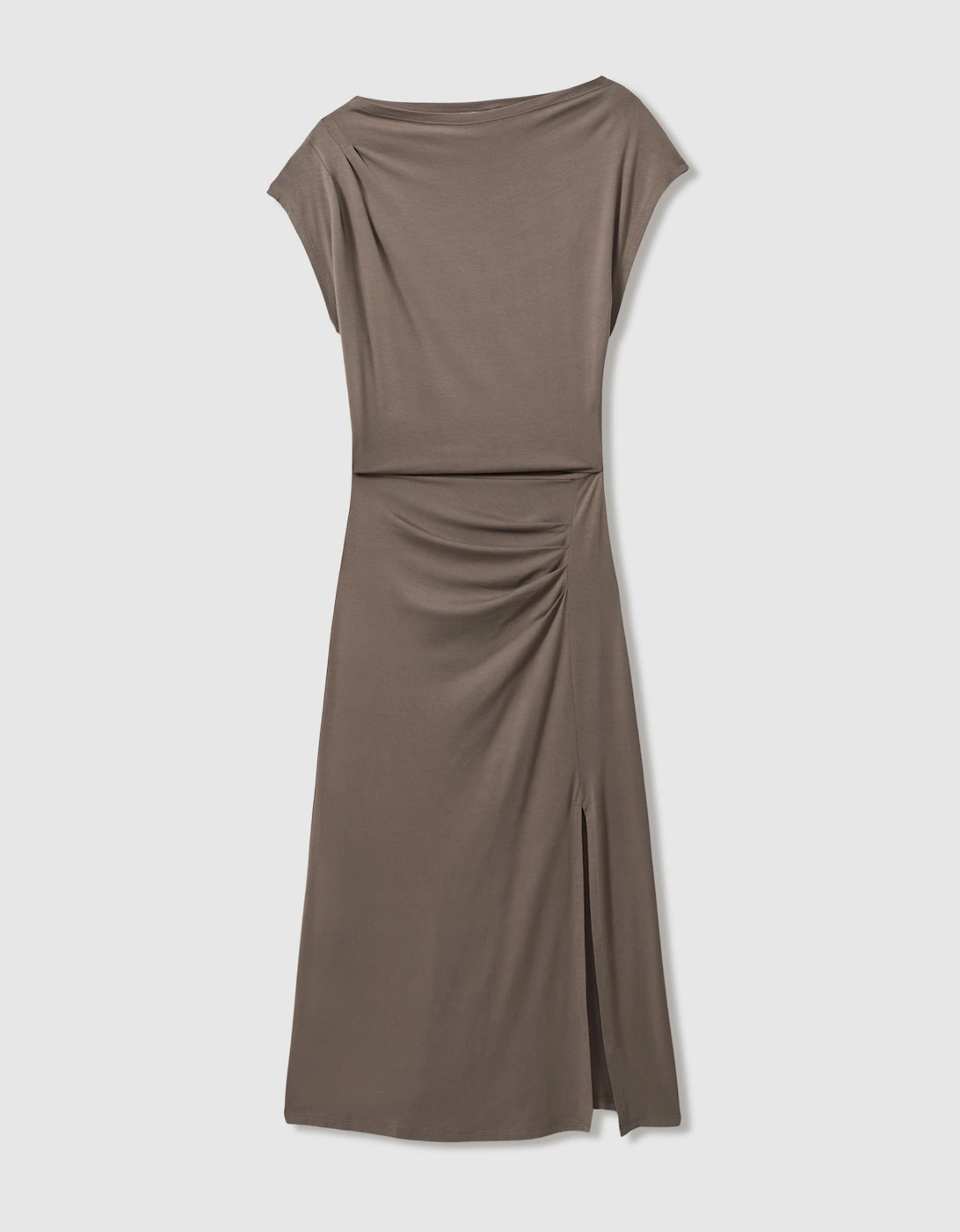 Ruched Jersey Midi Dress, 2 of 1