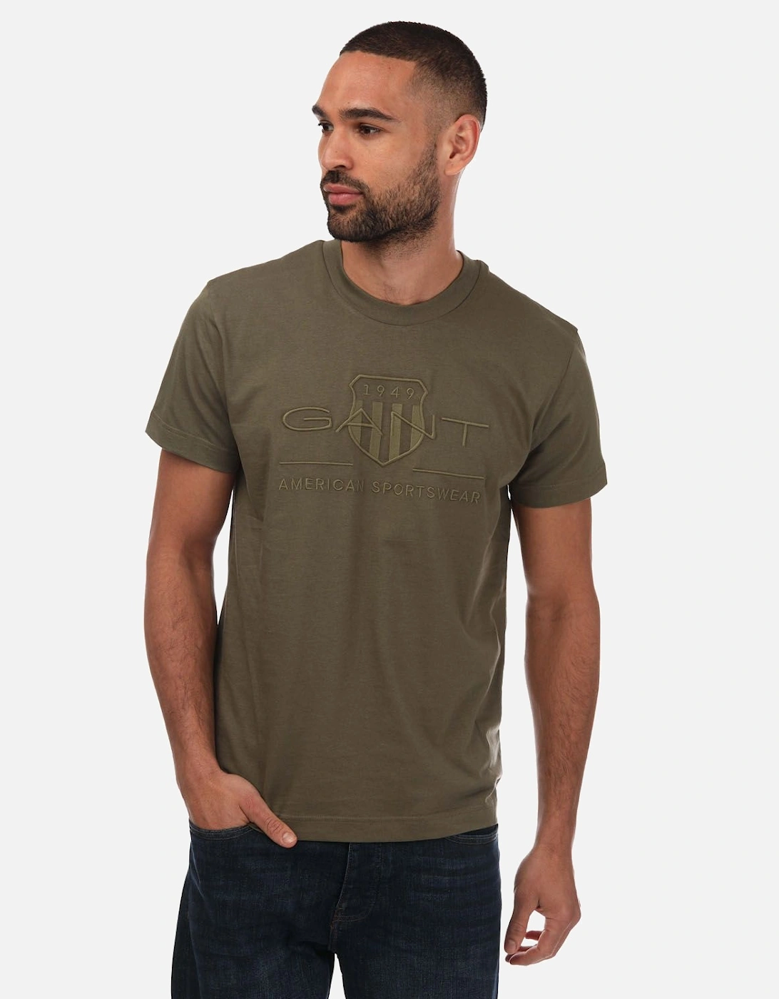 Mens Tonal Archive Shield T-Shirt