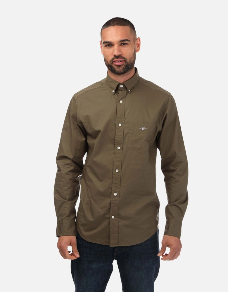 Mens Regular Fit Classic Poplin Shirt