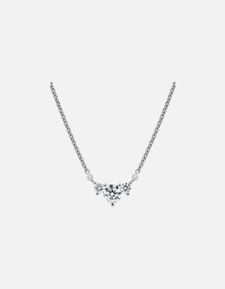 Isla 9ct White Gold 0.33ct Lab Grown Diamond 3 Stone Necklace