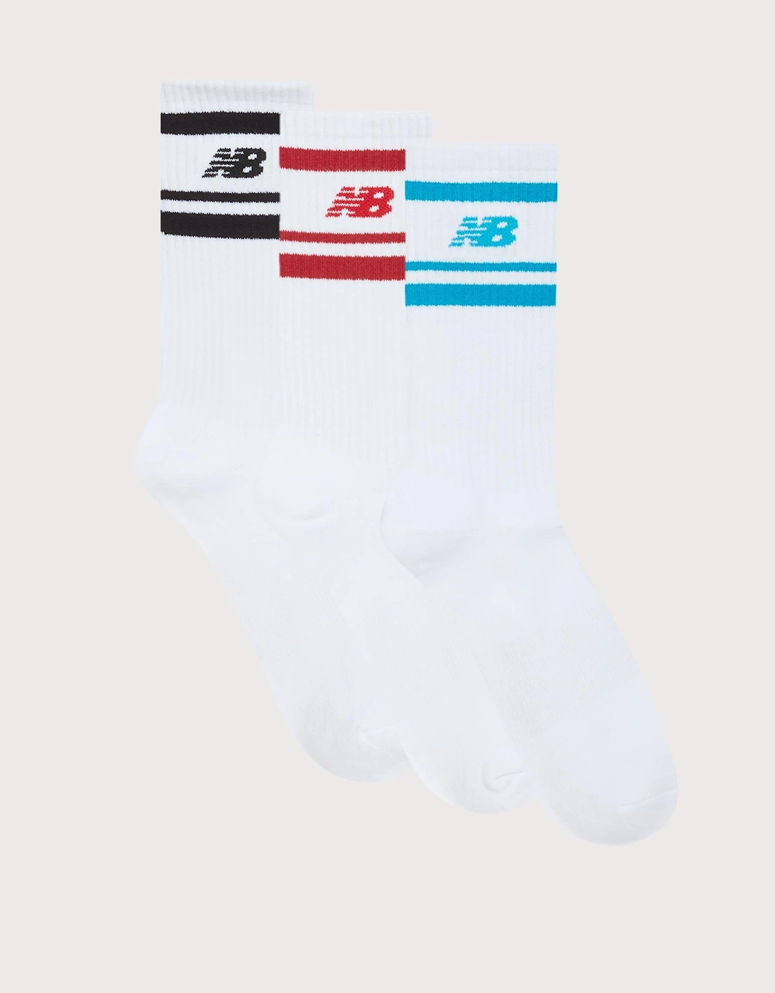 NB In-Stripe Logo Crew Socks, 3 of 2