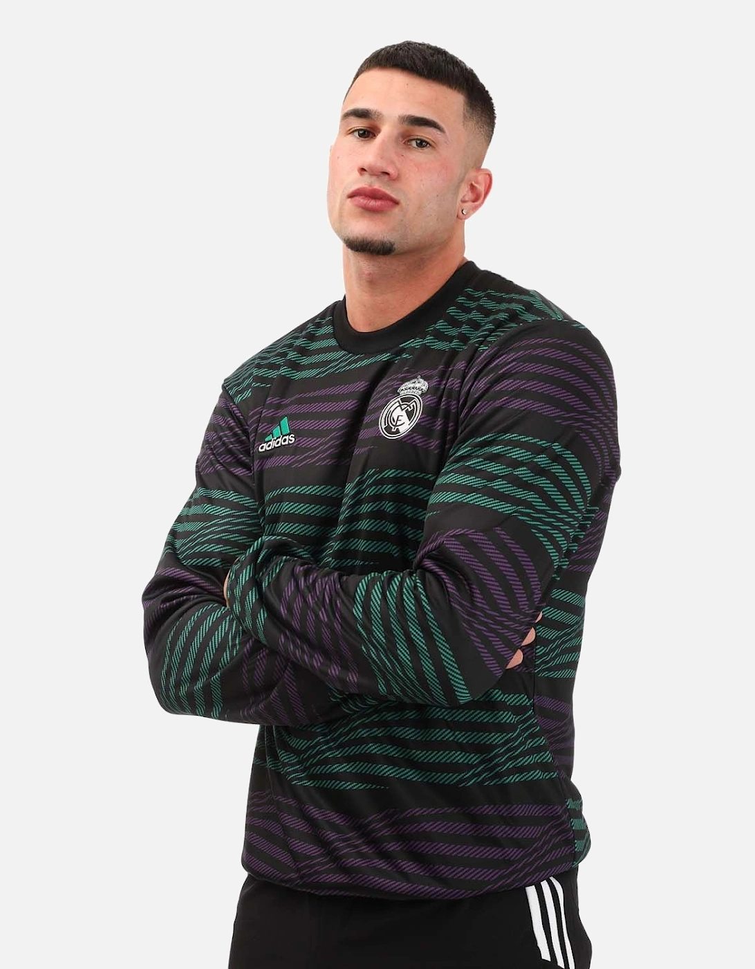 Mens Real Madrid Pre-Match Warm Top, 5 of 4