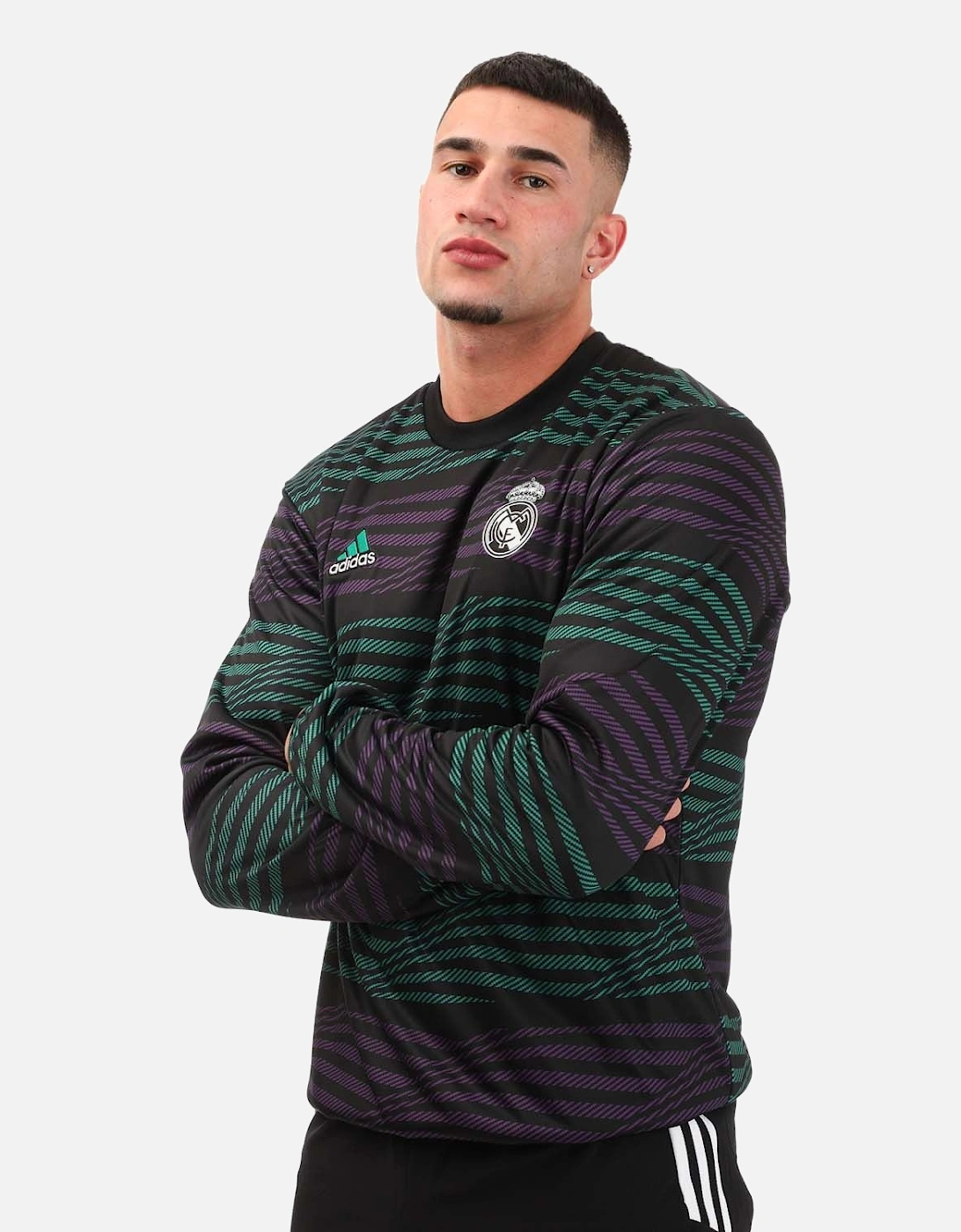 Mens Real Madrid Pre-Match Warm Top, 9 of 8