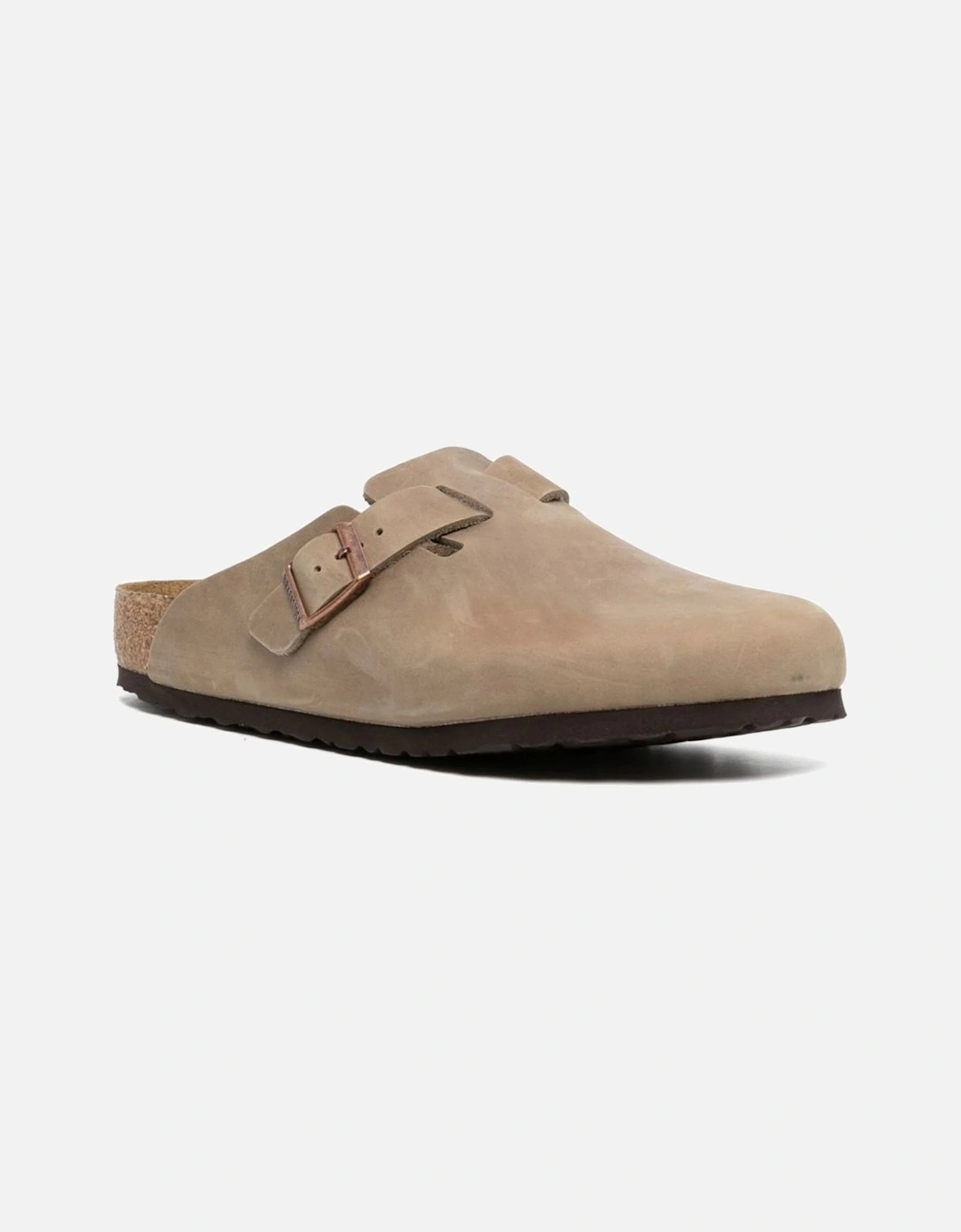 Boston Oiled Leather Mules Tobacco