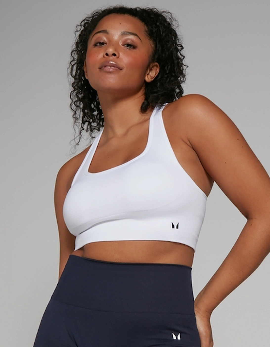 Women's Shape Seamless Sports Bra - White, 2 of 1