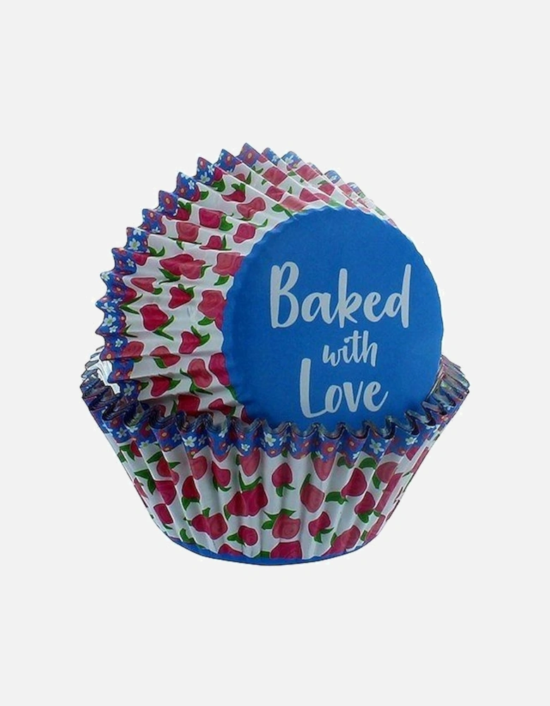Baked With Love Rose Bud Muffin and Cupcake Cases (Pack of 25)